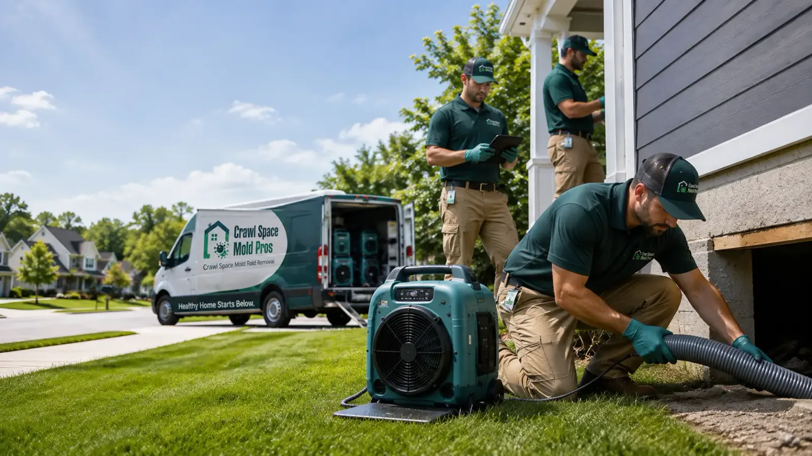 Crawl Space Mold Removal in Kensington, KS